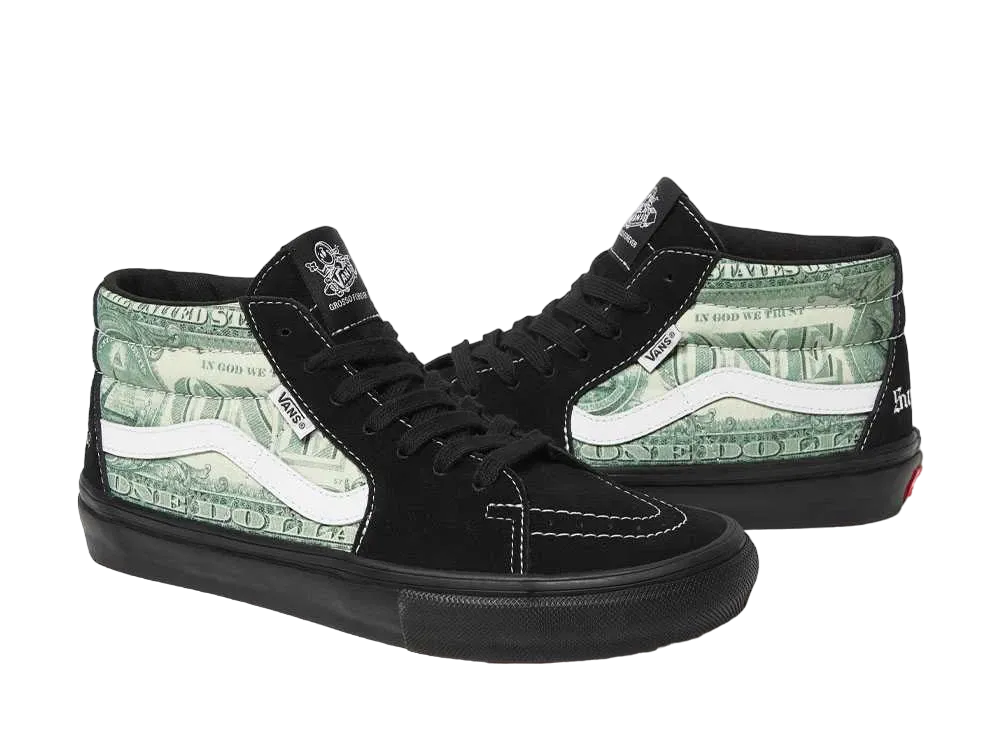 Supreme × Vans Dollar Skate Grosso Mid 