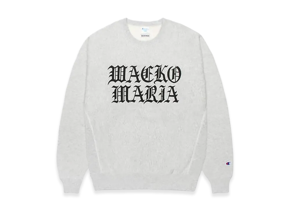 WACKO MARIA x Champion Reverse Weave Crew Neck Sweat Shirt 