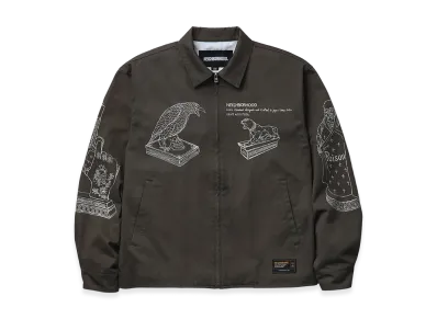 NEIGHBORHOOD x Schott Leather Combi MA-1 Jacket 