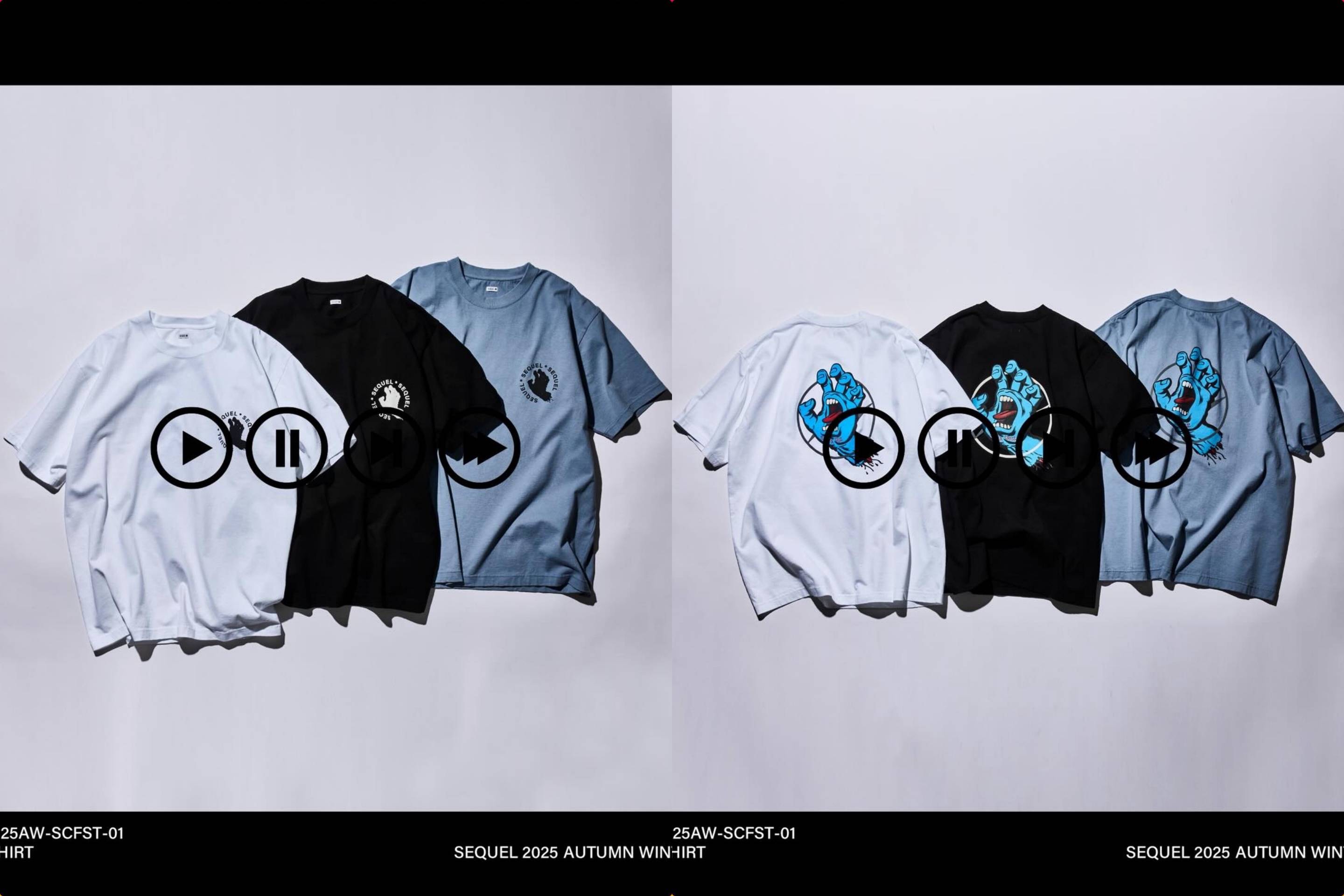 FRAGMENT × SANTA CRUZ × SEQUEL、伝説のアイコンが融合するトリプル