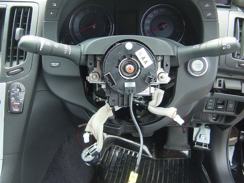 V36 パドルシフト取り付け ③ パドル取り付け編 （日産 スカイライン