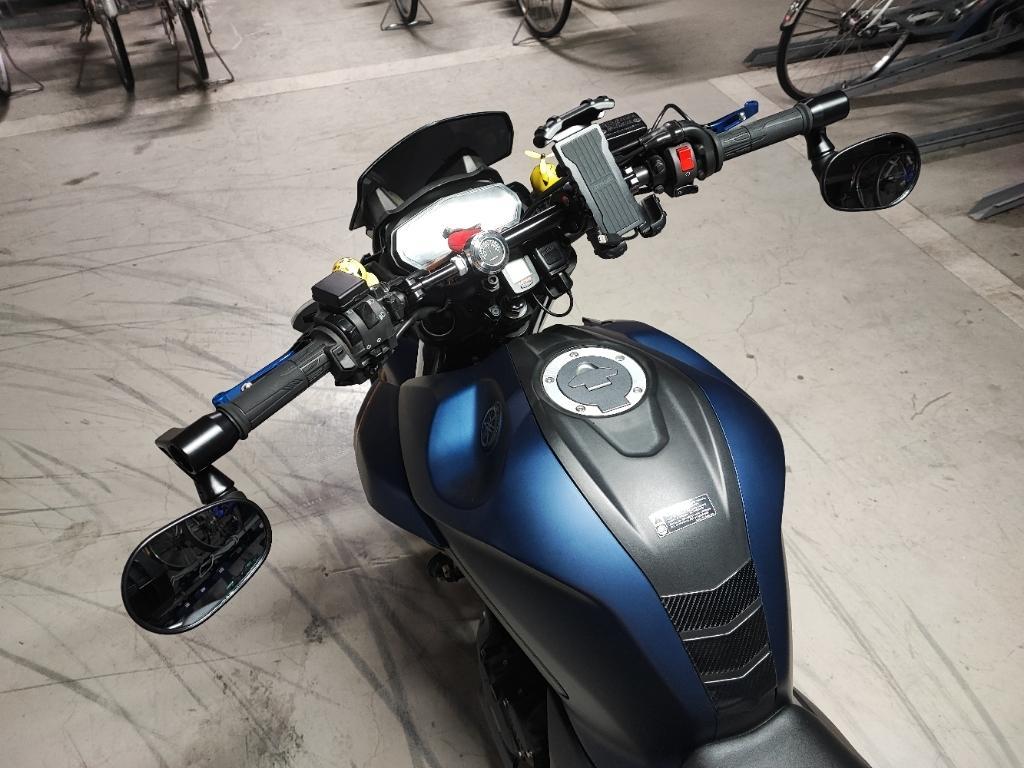 ヤマハ XSR900純正バーエンド・ミラー のパーツレビュー | FZS25