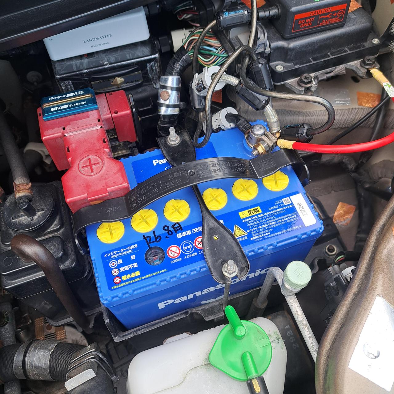 Panasonic Blue Battery caos N-60B19L/C8 のパーツレビュー | アルト