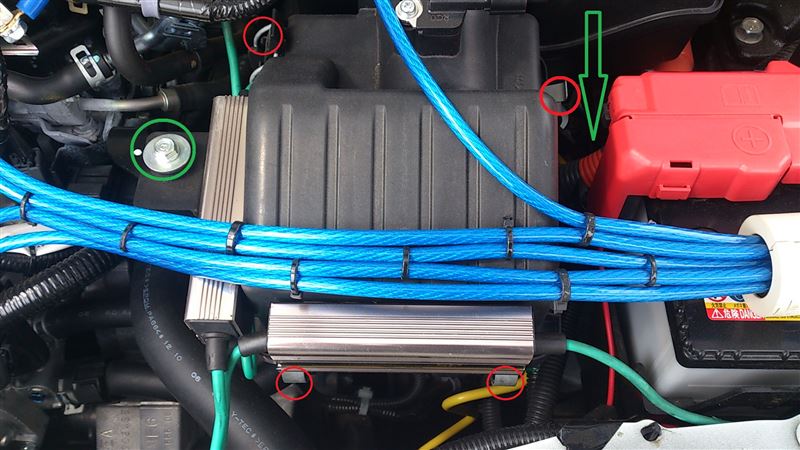 GE8フィットRS純正インテークチャンバー取り付け②（ホンダ フィット