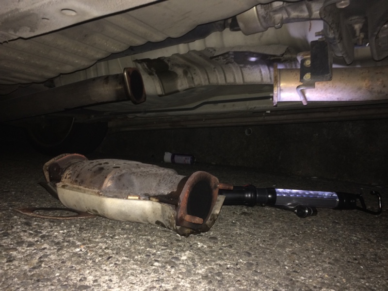 触媒ストレート取付（日産 スカイラインクーペ・R34）by すーふぉあ