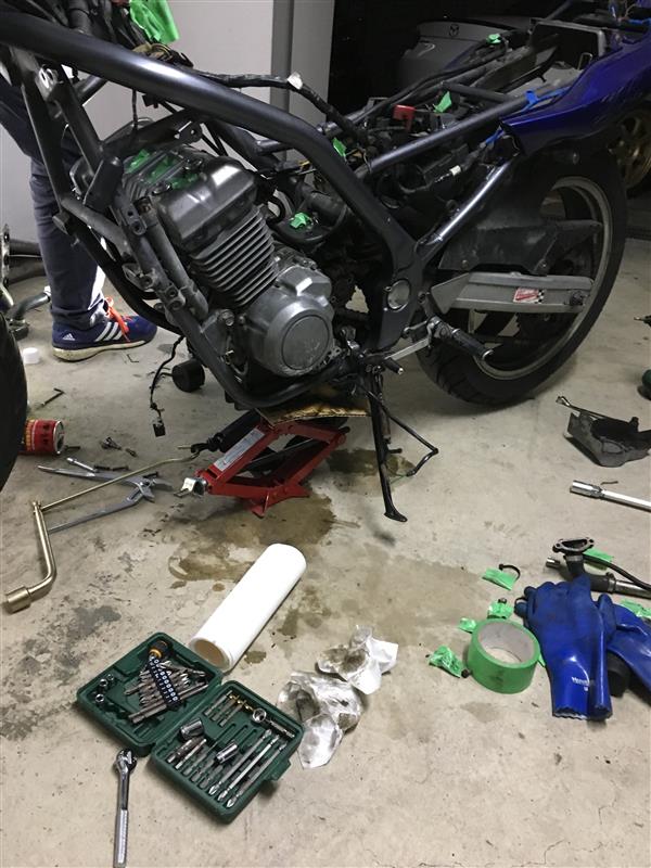 バリオスのエンジンオーバーホール。その3（カワサキ バリオス）by