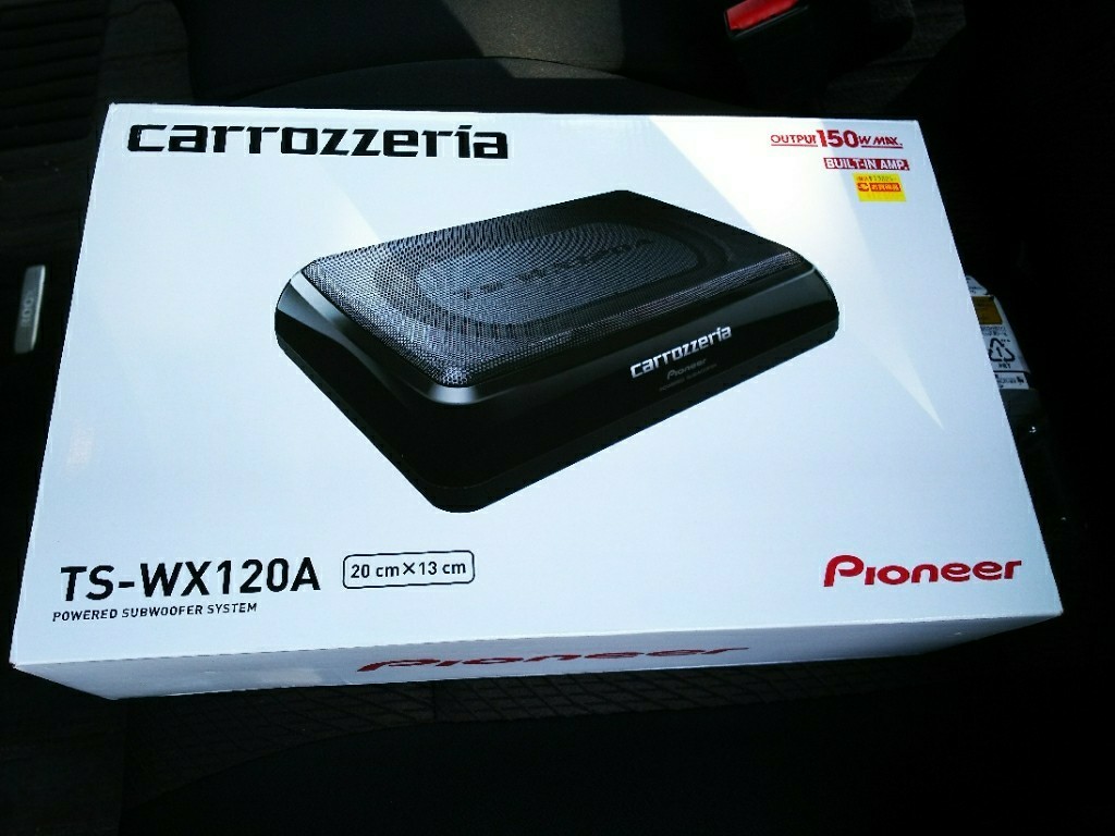 カロッツェリア TS-WX120A サブウーファー取り付け（日産 デイズ