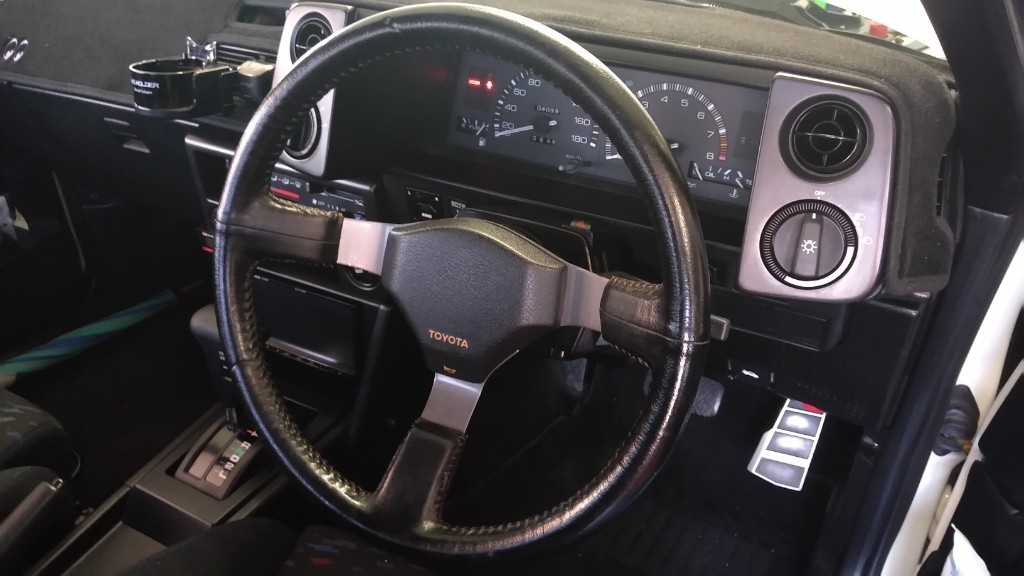 □純正戻し□ ハチロクオートマトレノ 純正ステアリング交換（トヨタ
