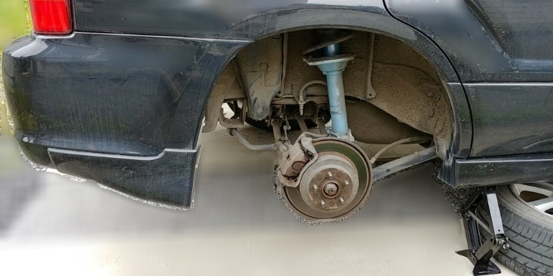 リアショックアブソーバー交換（スバル フォレスター・SG）by さんちぇ