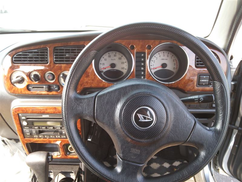 ダイハツ(純正) 後期ジーノ用茶木目2眼メーターパネル&センターパネル