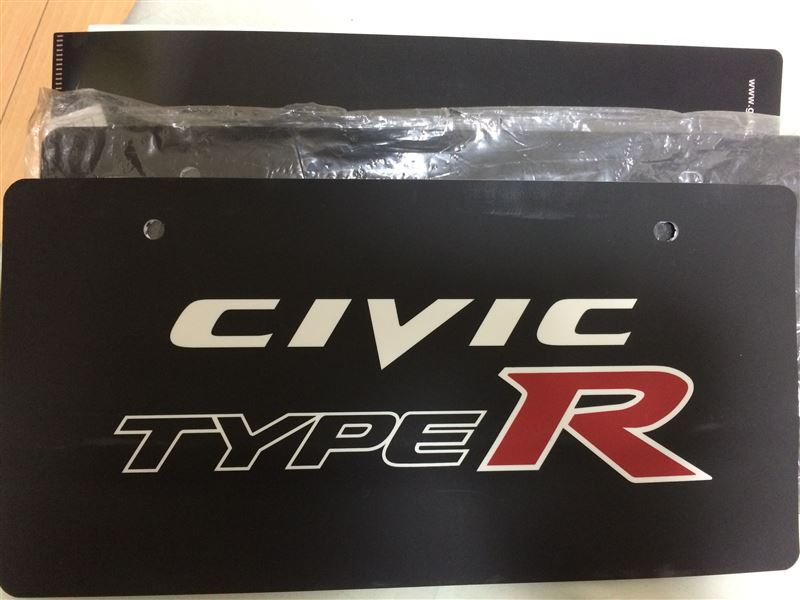 ホンダ(純正) シビック TYPE-R マスコットナンバープレート のパーツ