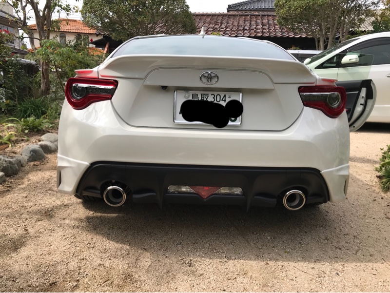 トヨタモデリスタ / MODELLISTA リヤスパッツ のパーツレビュー | 86