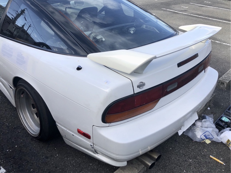 日産(純正) 後期純正リアスポイラー のパーツレビュー | 180SX(テム公