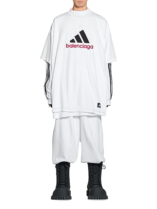 Balenciaga Adidas Balenciaga T-shirt Oversized | Saks Fifth Avenue