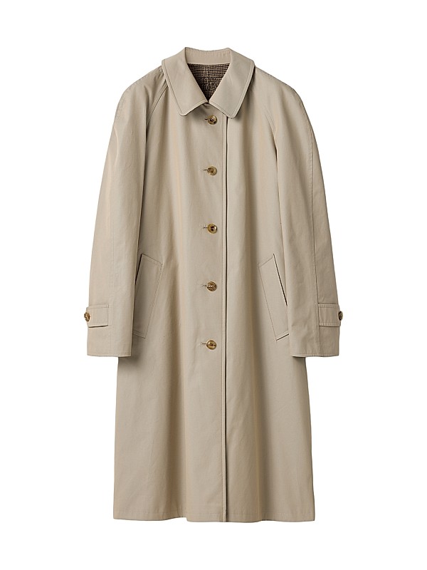 Miu Miu Reversible Single-Breasted Twill and Houndstooth Check