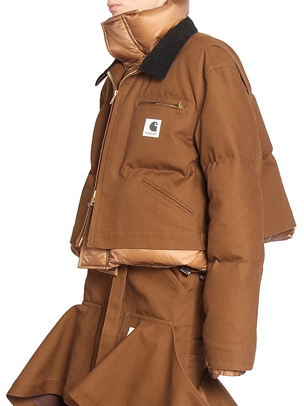Sacai Sacai x Carhartt WIP Duck Puffer Jacket | Saks Fifth Avenue