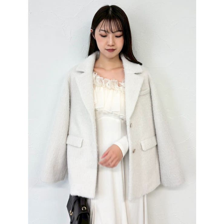 シャギーテーラージャケット[品番：MKSW0067576]｜dazzlin（ダズリン