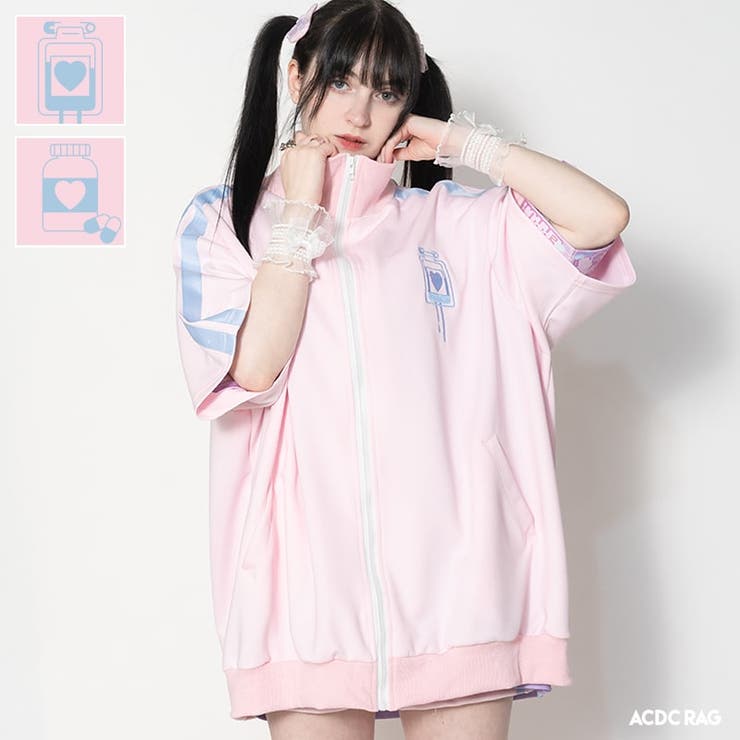 半袖]輸血 薬瓶 ジャージジャケット[品番：ACDW0002932]｜ACDCRAG