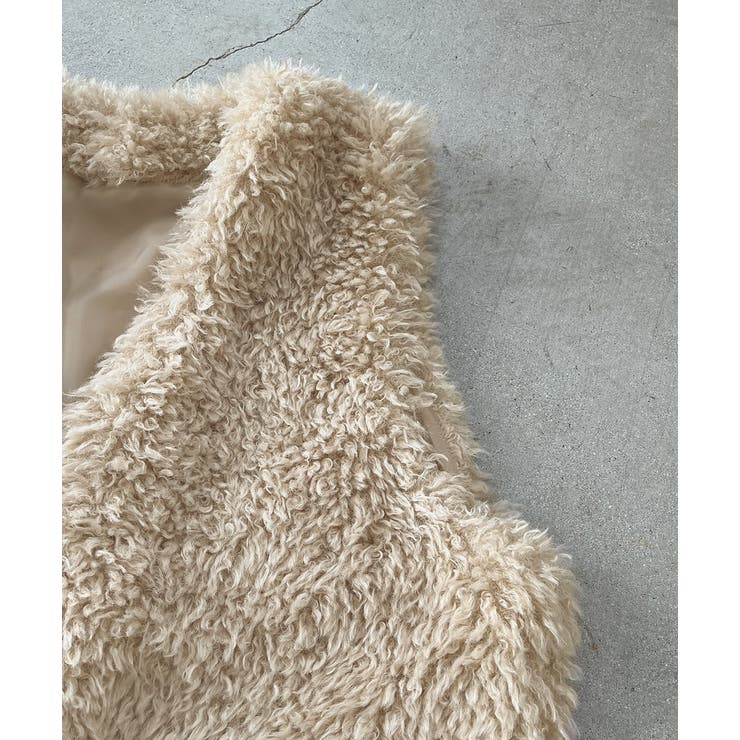 プードルファーベスト[品番：ADEW0004564]｜ad thie（アドティエ）の