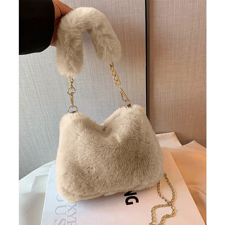 ファーバッグ チェーンショルダーバッグ[品番：AGCW0005268]｜SUNSHINE