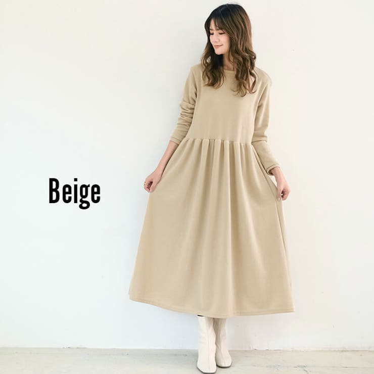 マキシ丈ワンピ ワンピース ロング[品番：VV000001806]｜Cinderella