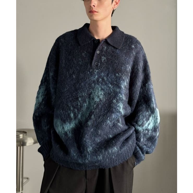 Classical Origin】「まるで毛布。」モヘアライクシャギー素材ニッ