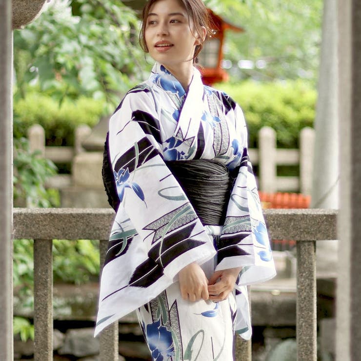 大きいサイズレディース 浴衣 セパレート[品番：GJ000021026