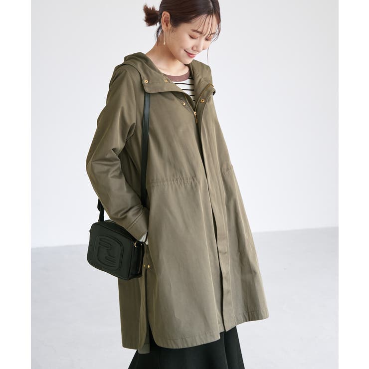 撥水・花粉ガード/ライナー付きモッズコート[品番：RPCW0031907]｜ROPE