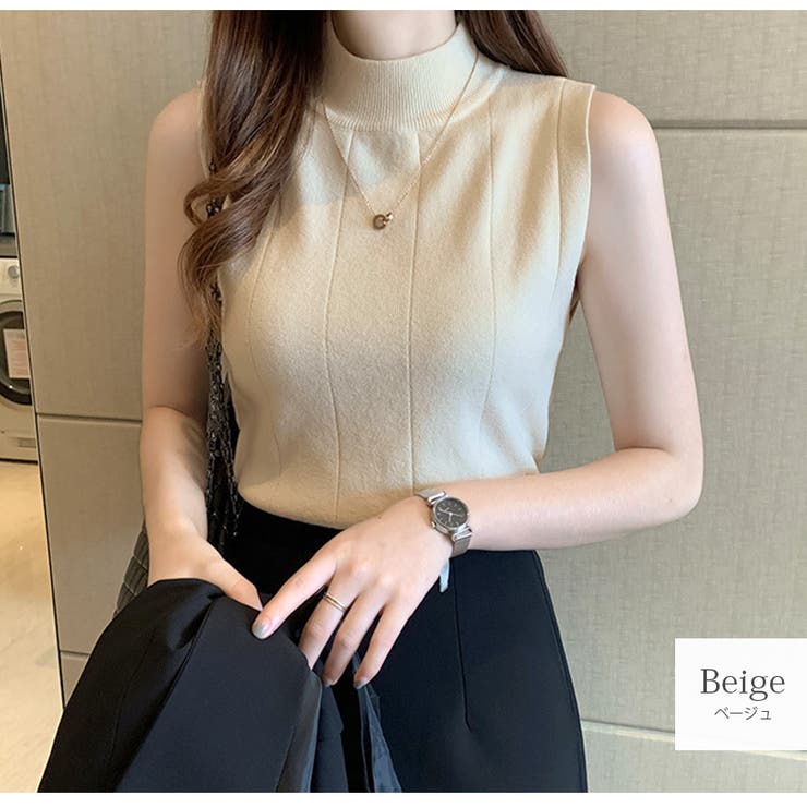 サマーニット ノースリーブ 春[品番：JCSW0000993]｜JOCOSA（ジョコサ