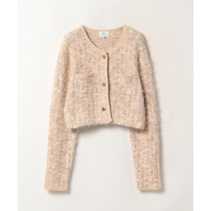 ニットツイードショートジャケット[品番：LAVW0011941]｜LANVIN en