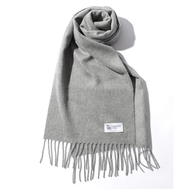 Johnstons】 100%ピュアカシミヤストールマフラー 100%[品番