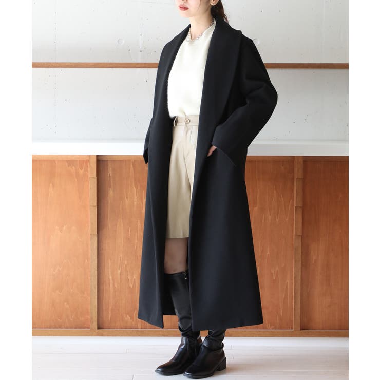 谷まりあさん着用！SWEET掲載商品【SETUP7】ソフトリバーコート風