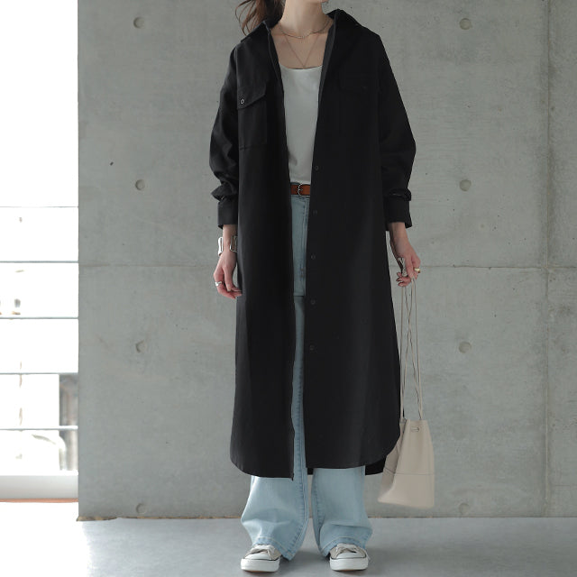 シャツ ロングシャツ シャツワンピース CPOジャケット アウター コート