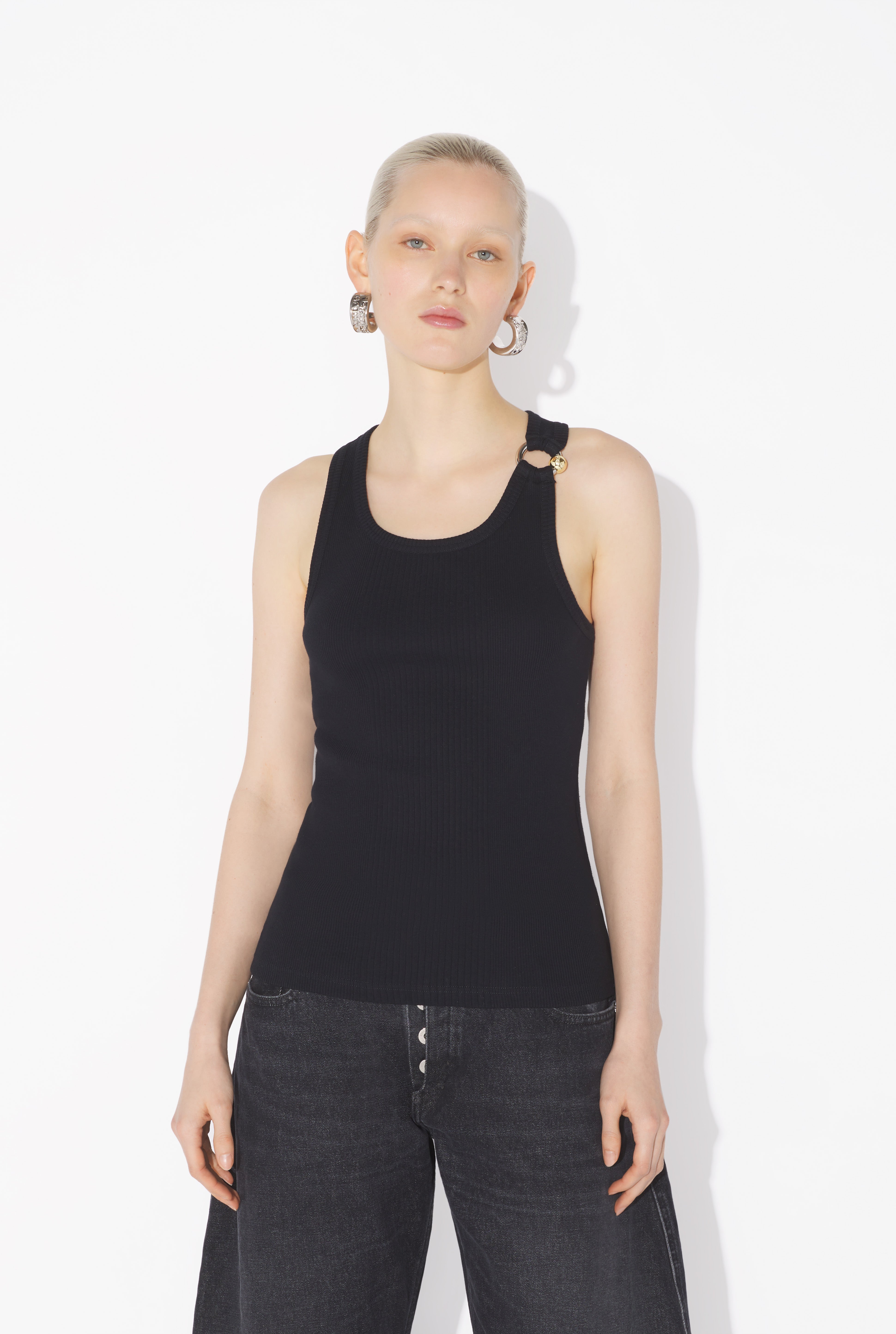 Jean Paul Gaultier - Jean Paul Gaultier | The White Piercing Tank Top