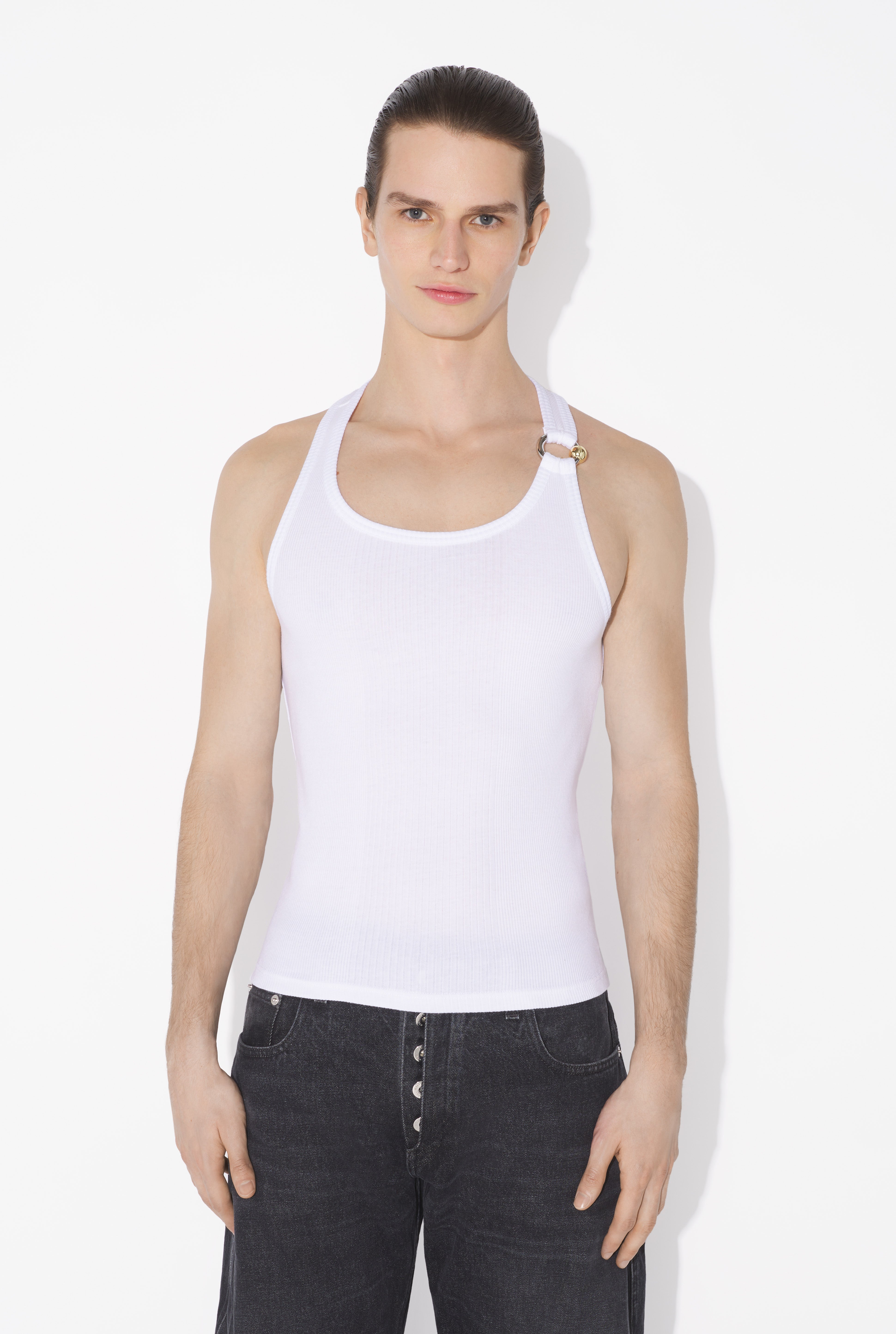 Jean Paul Gaultier - Jean Paul Gaultier | The White Piercing Tank Top