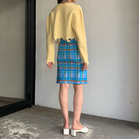 PERVERZE】Mohair & Wool Damaged Knit Cardigan – ONENESS ONLINE STORE