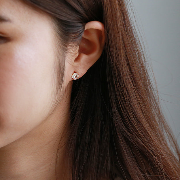 K18/Pt「ビジュー」ピアス｜【オレフィーチェ】Orefice