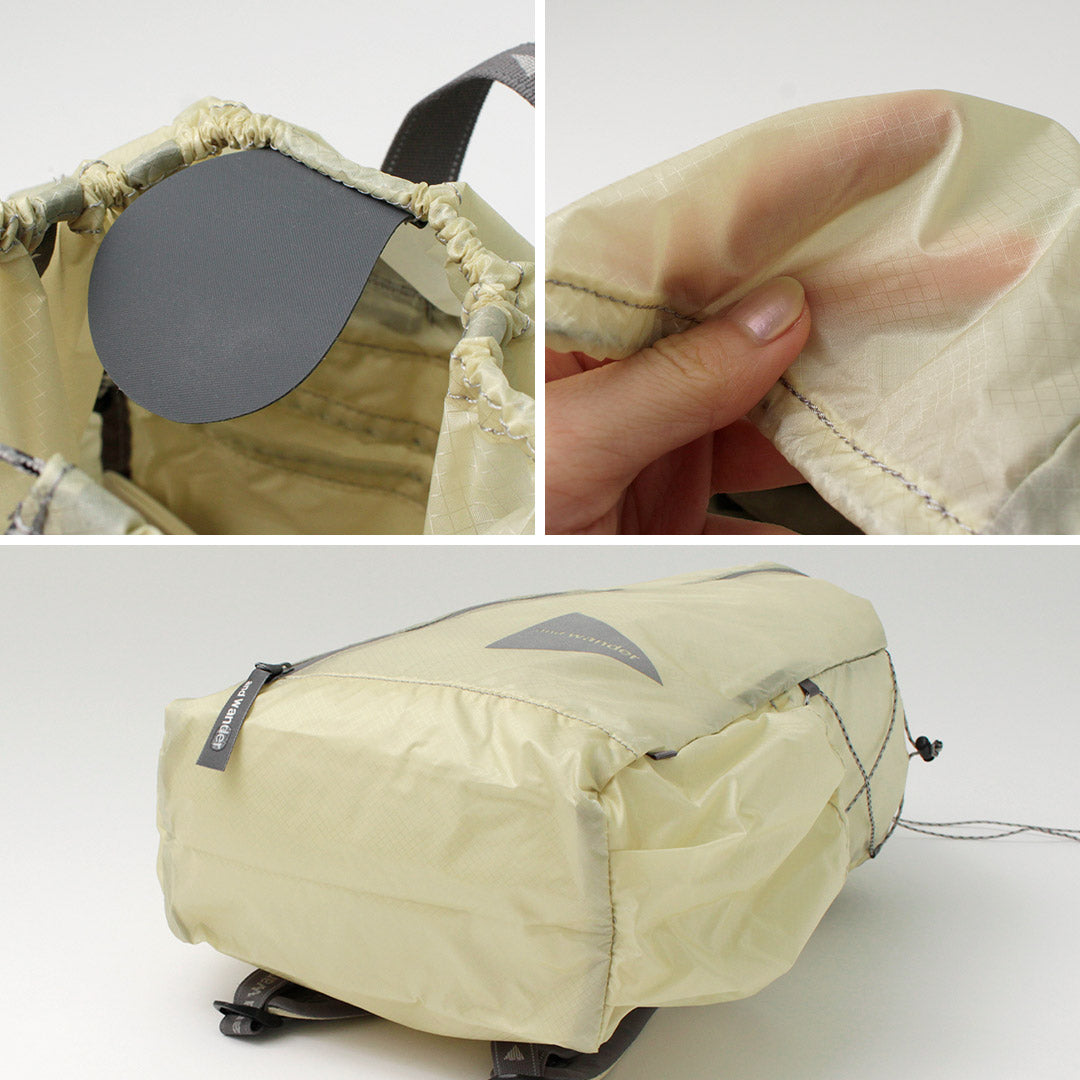 AND WANDER（アンドワンダー） シル デイパック｜ROCOCO ONLINE STORE