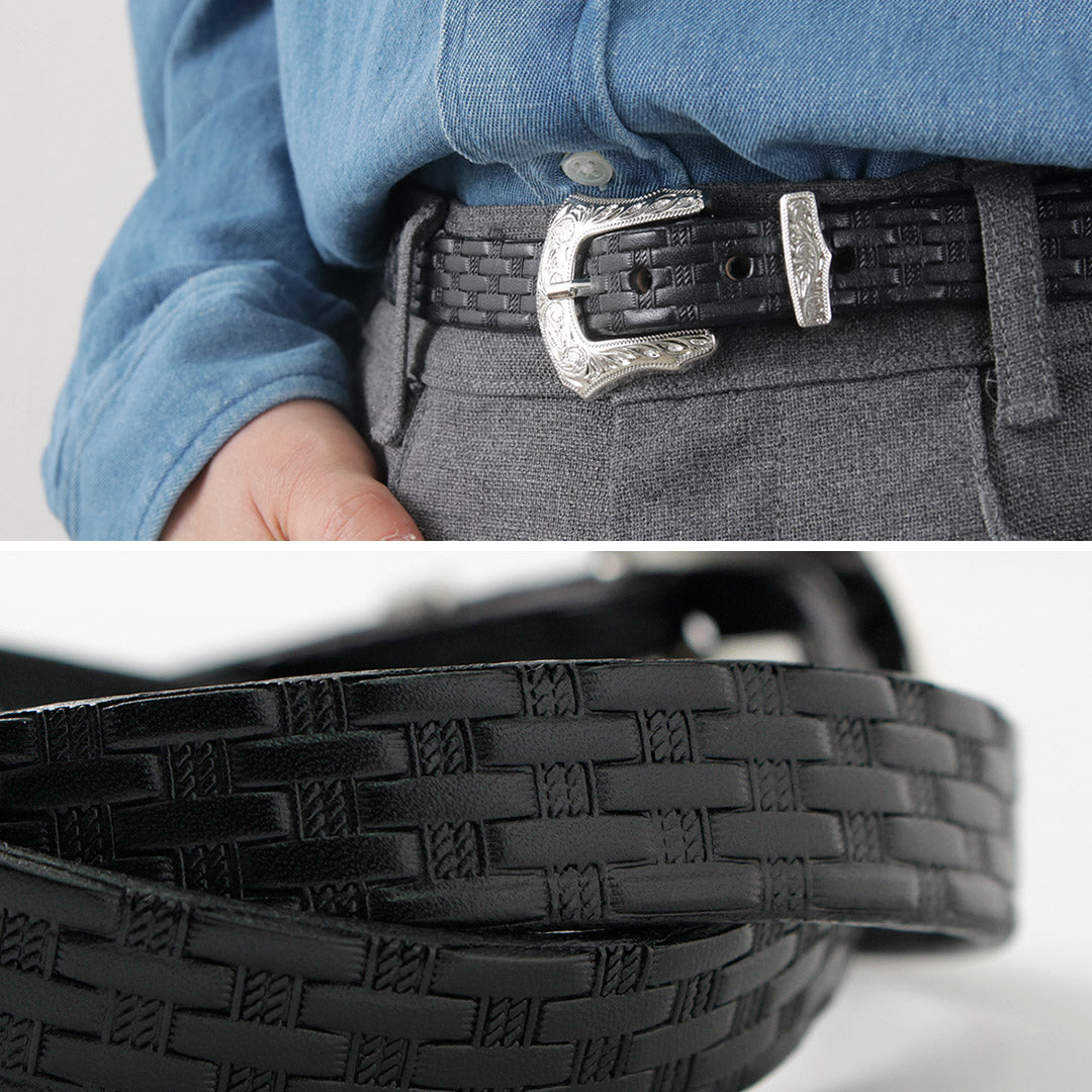 30％OFF】TORY LEATHER（トリーレザー） 3/4インチ ウエスタンベルト