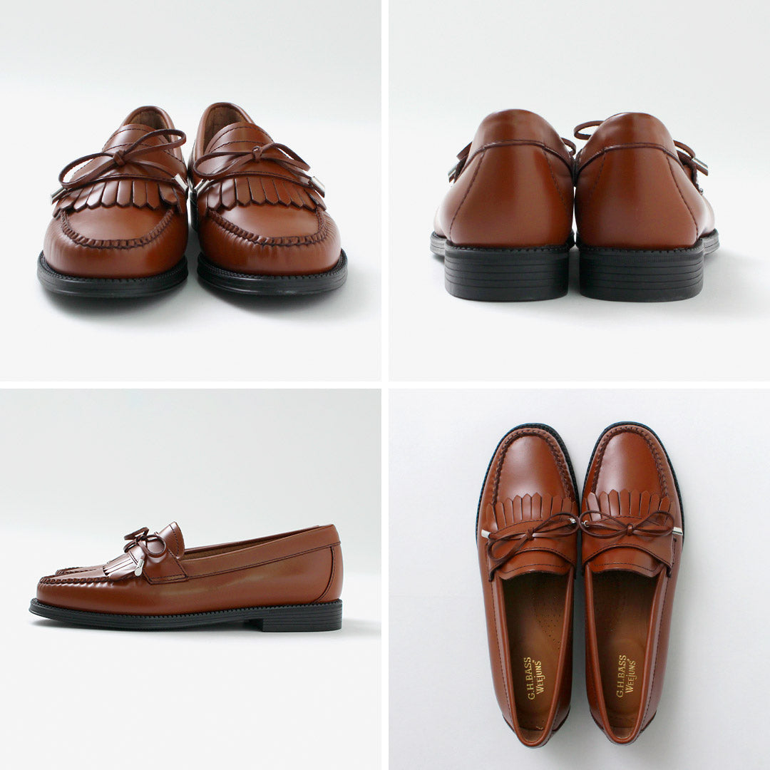 G.H.BASS（ジーエイチバス） キルトリボン ローファー / レディース