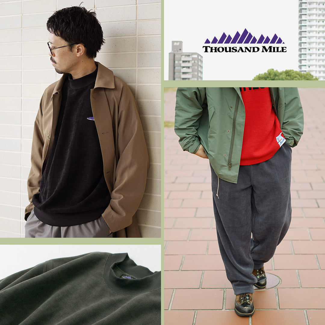 THOUSAND MILE（サウザンドマイル） ニットフリース モック＆ロング