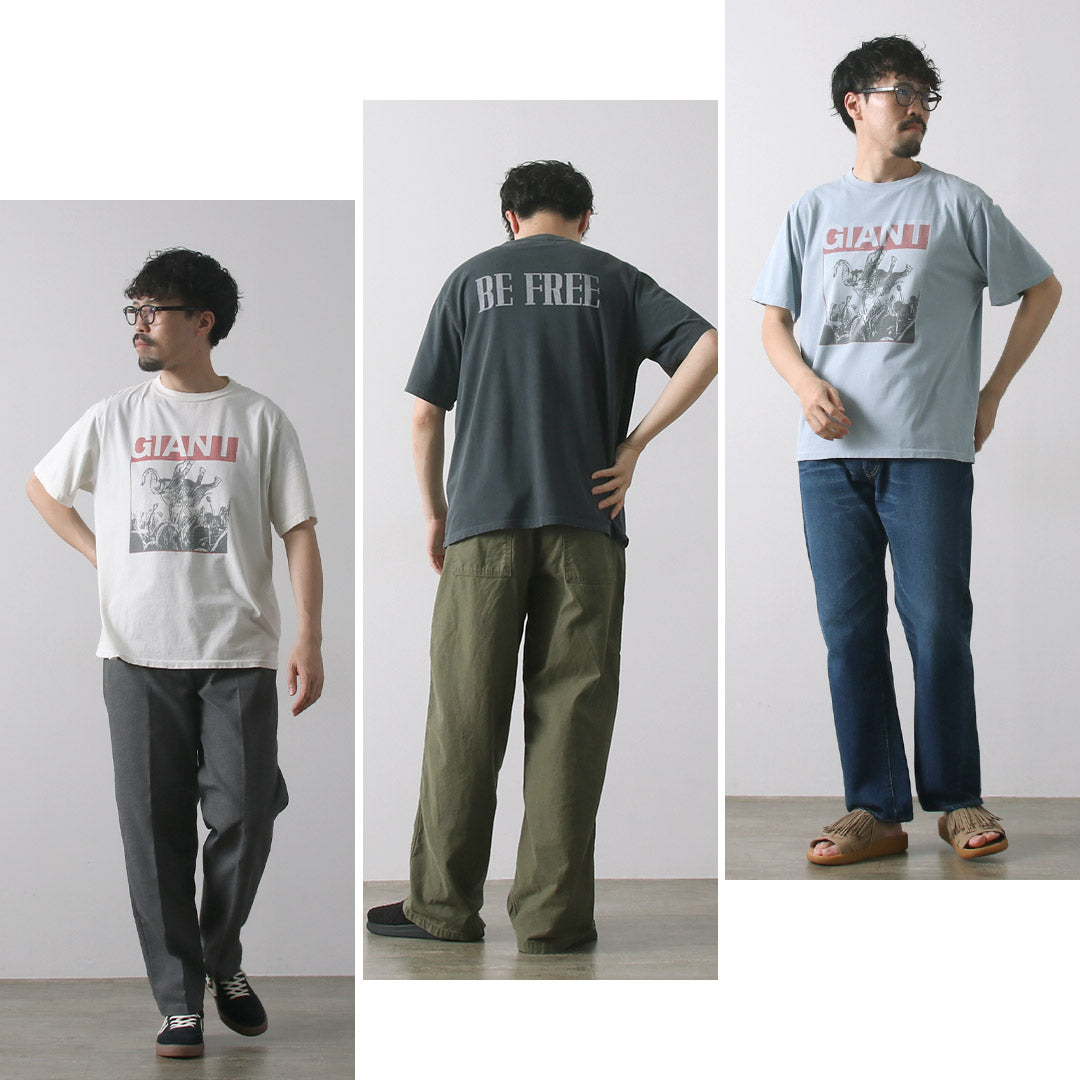 REMI RELIEF（レミレリーフ） SP加工 New fit Tシャツ (GIANT