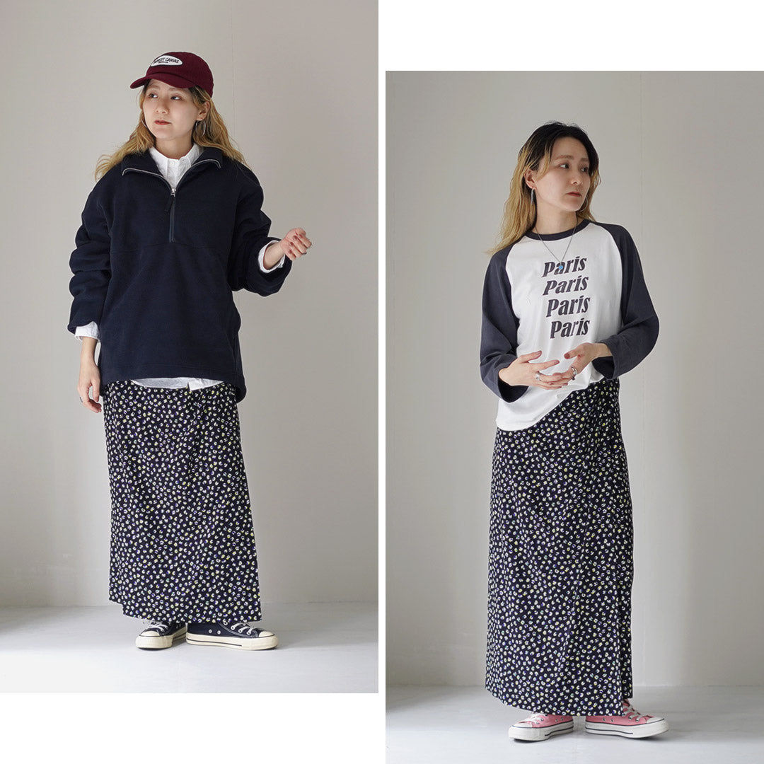 SHINZONE（シンゾーン） スパークルプリントスカート 24AMSSK06