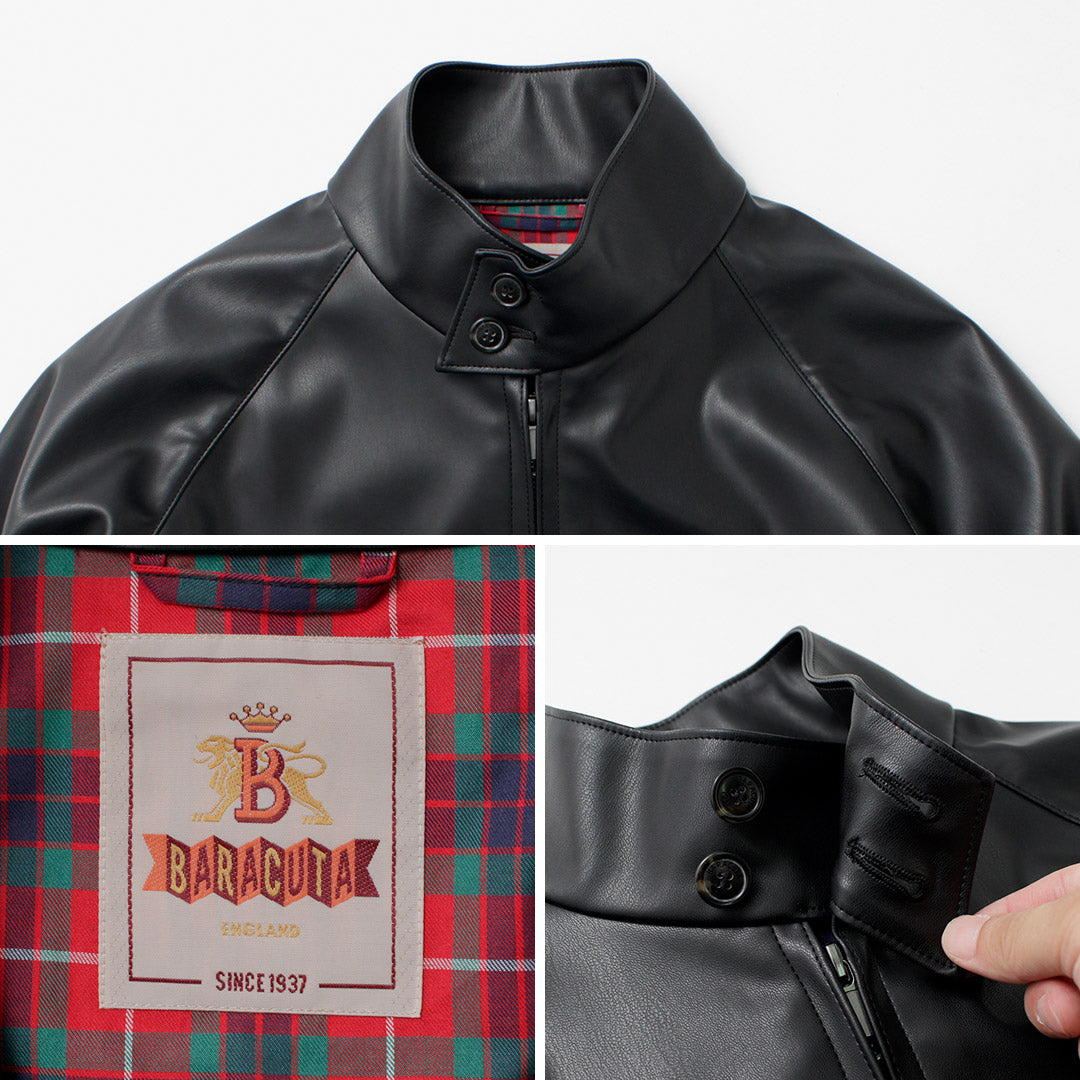 BARACUTA（バラクータ） G4 ボックスジャケット フェイクレザー