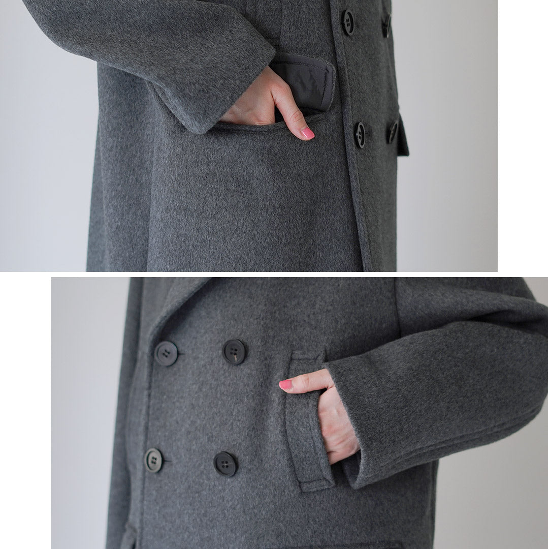 SHINZONE（シンゾーン） オーバーサイズド ウール ピーコート