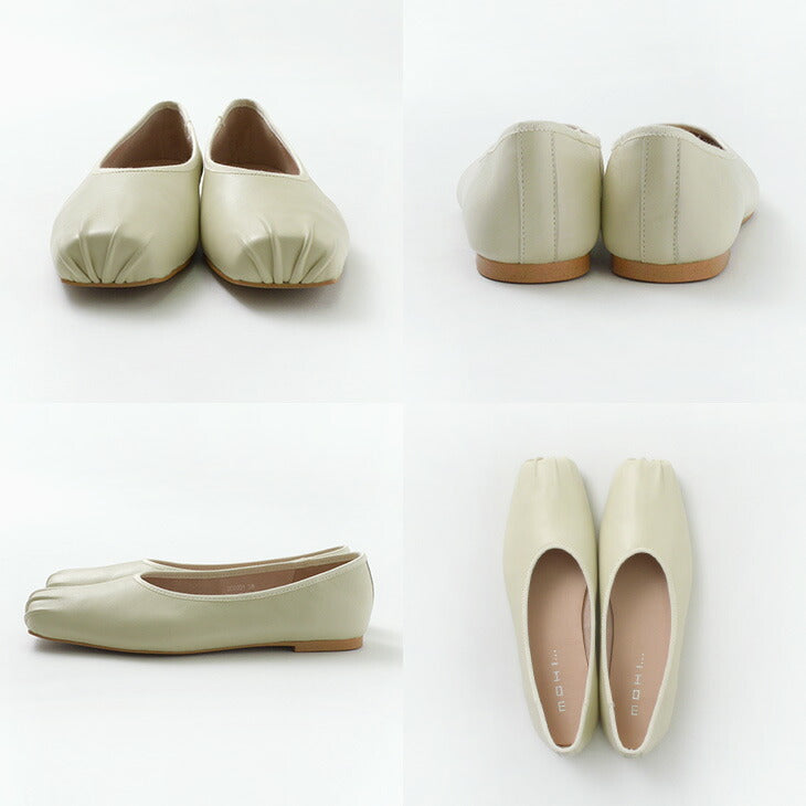70％OFF】MOHI（モヒ） レザー スクエア バレエシューズ｜ROCOCO