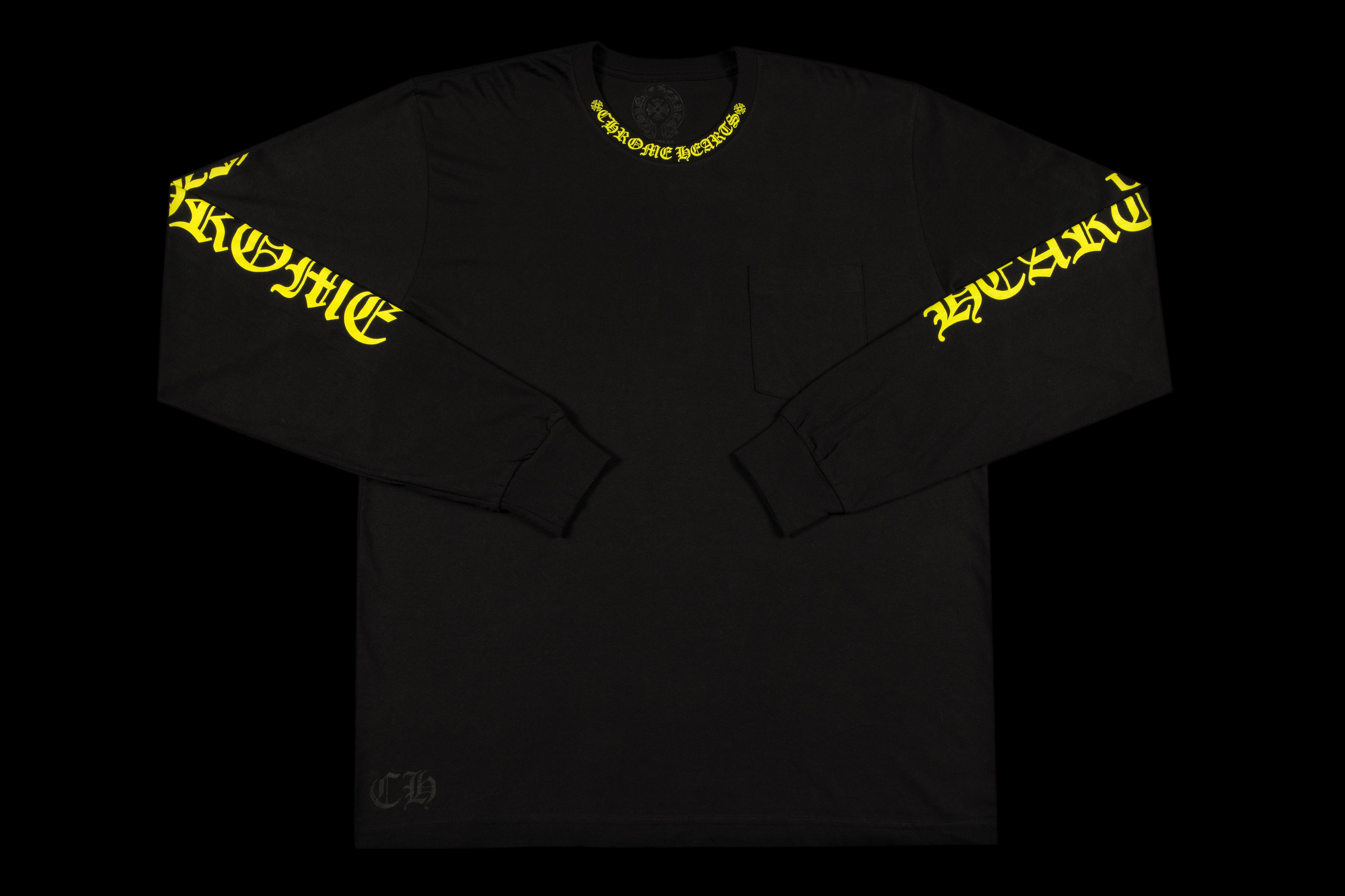 CHROME HEARTS NECK LOGO L/S T-SHIRT - PROJECT BLITZ