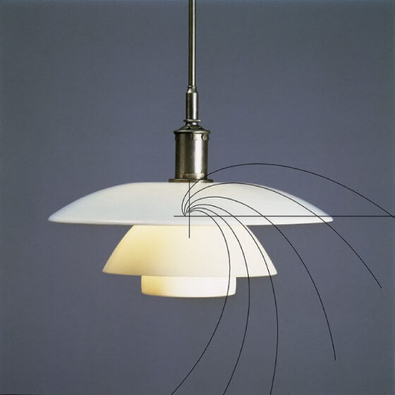 PH 5 モノクローム・オイスター ペンダントライト Louis Poulsen