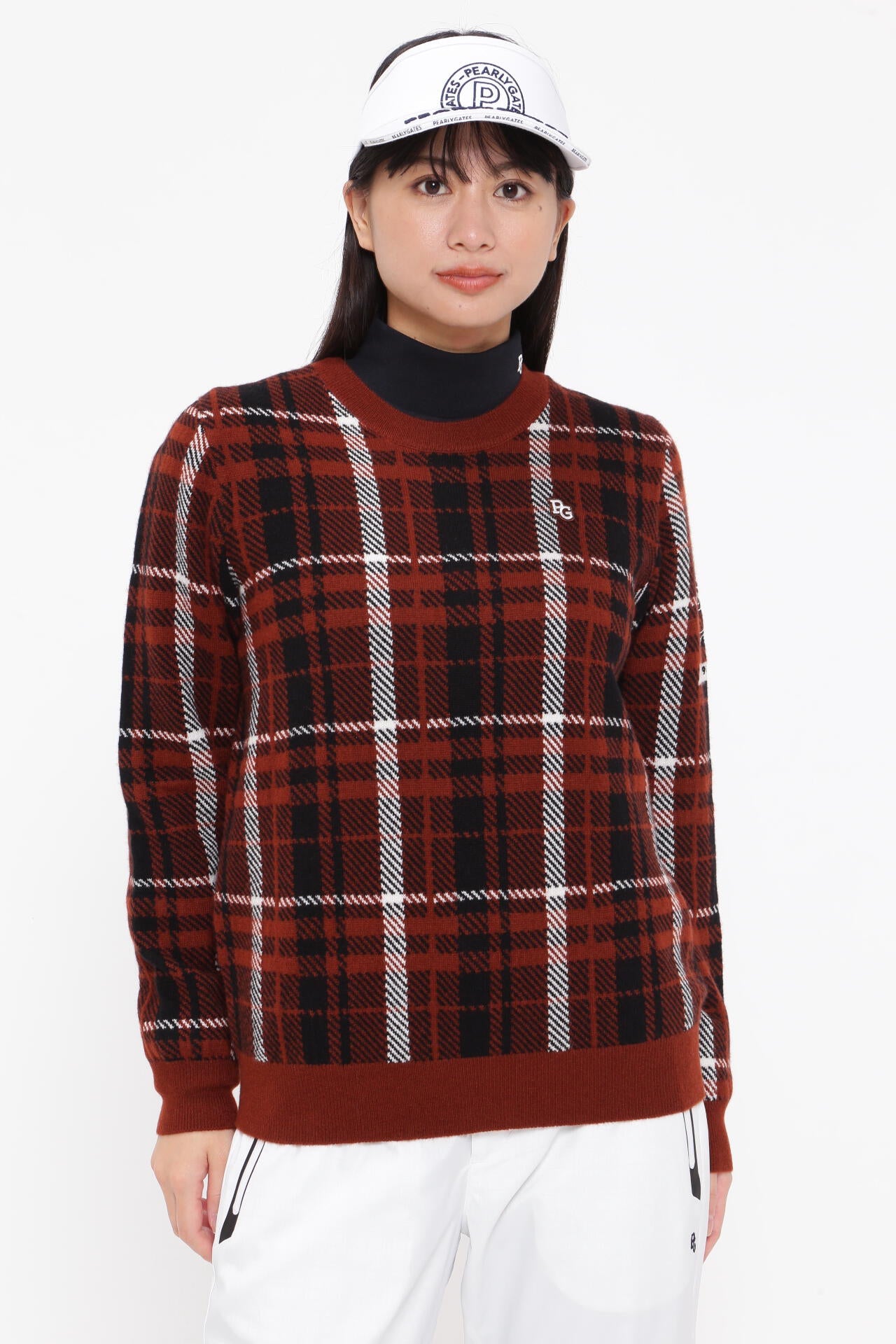 カシミヤ天竺 フルジップニットジャケット ＜CHECKシリーズ＞ | PEARLY