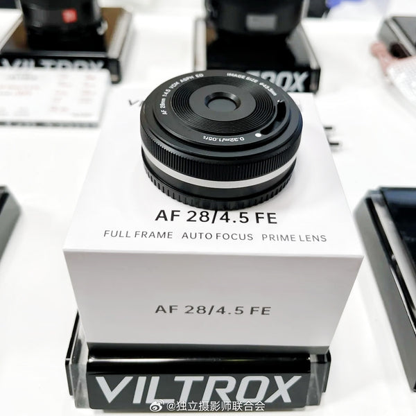 Viltrox、AF 28mm F4.5 VCM ASPH ED フルフレームパンケーキレンズを